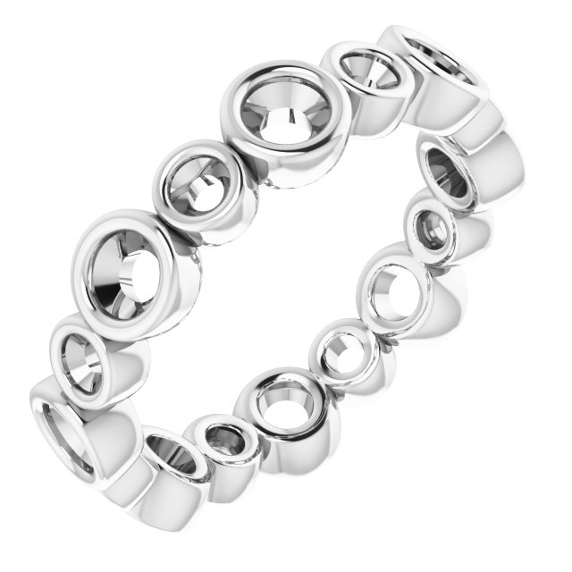Bezel-Set Eternity Band