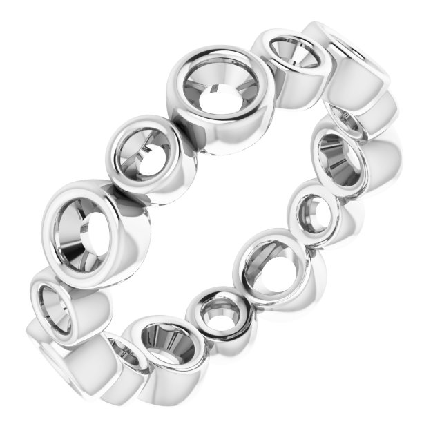 Bezel-Set Eternity Band