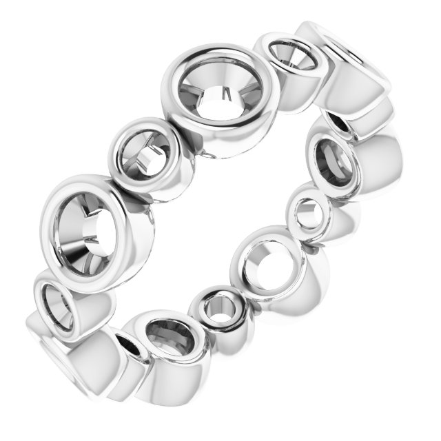 Bezel-Set Eternity Band