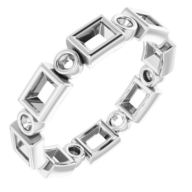 Bezel-Set Eternity Band