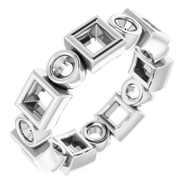 Bezel-Set Eternity Band