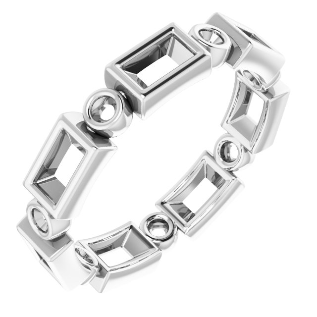 Bezel-Set Eternity Band