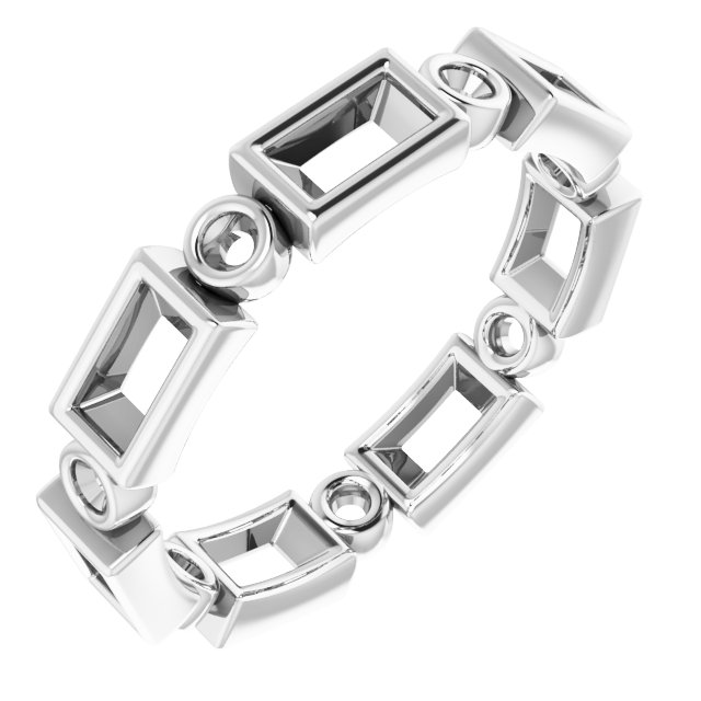 Bezel-Set Eternity Band