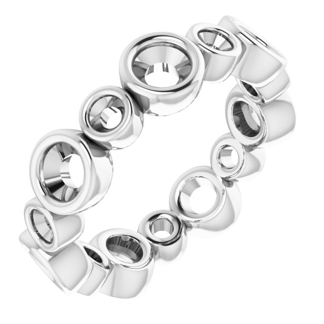 Bezel-Set Eternity Band