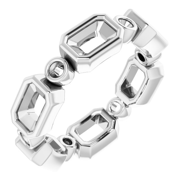 Bezel-Set Eternity Band
