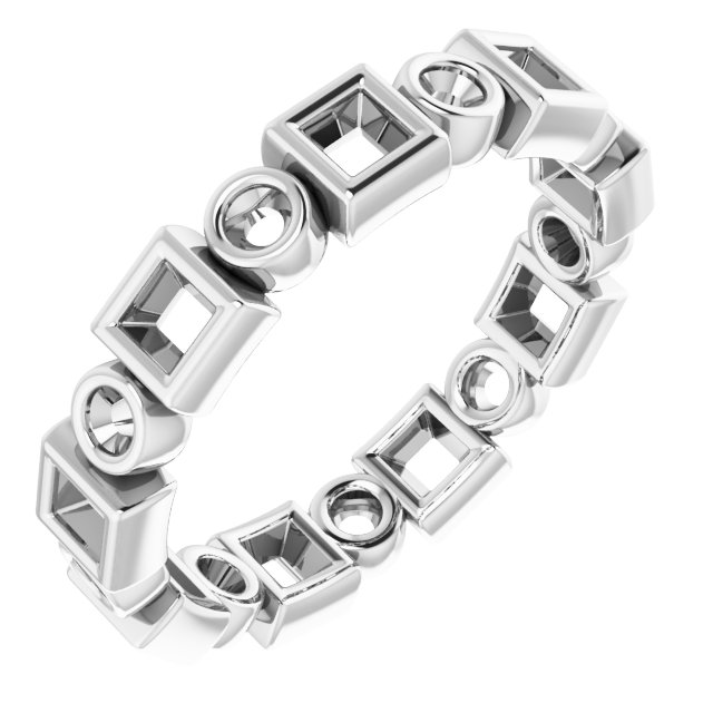 Bezel-Set Eternity Band