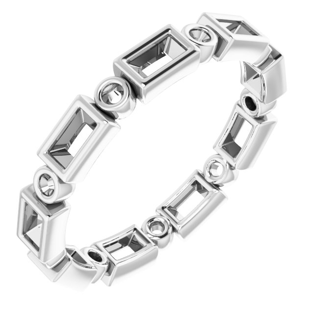 Bezel-Set Eternity Band