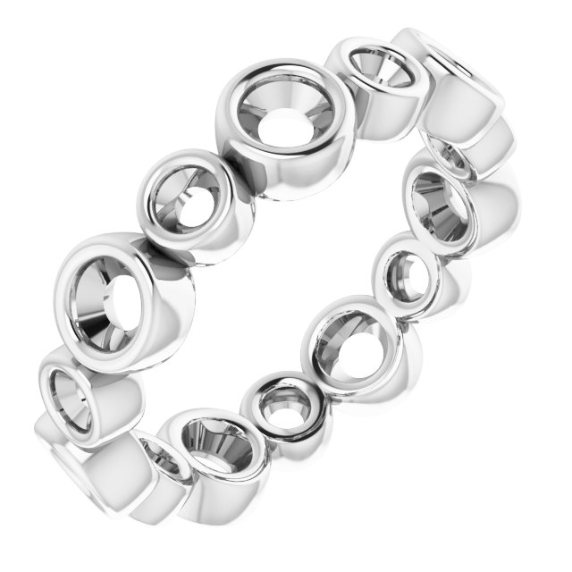 Bezel-Set Eternity Band