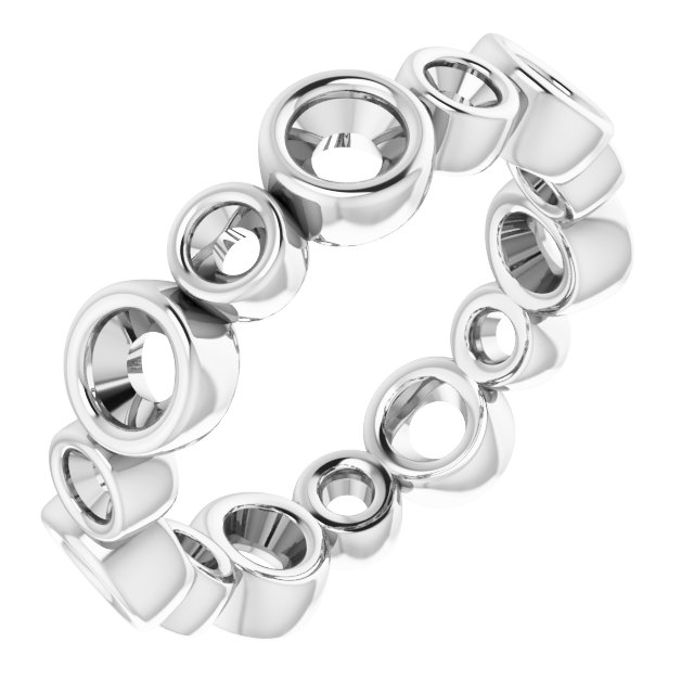 Bezel-Set Eternity Band