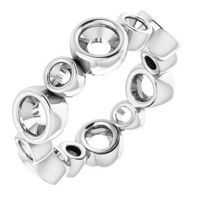 Bezel-Set Eternity Band