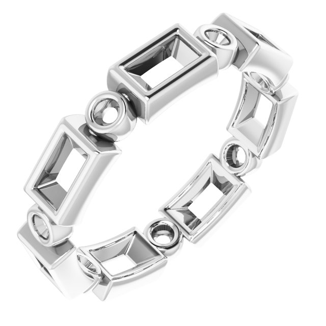 Bezel-Set Eternity Band