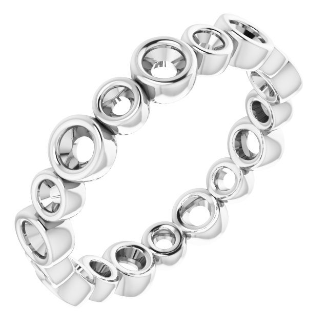 Bezel-Set Eternity Band
