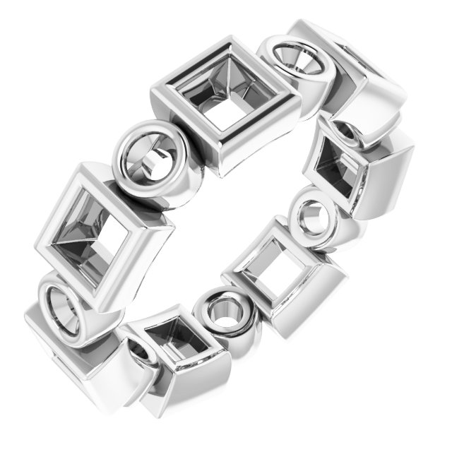 Bezel-Set Eternity Band
