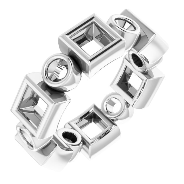 Bezel-Set Eternity Band