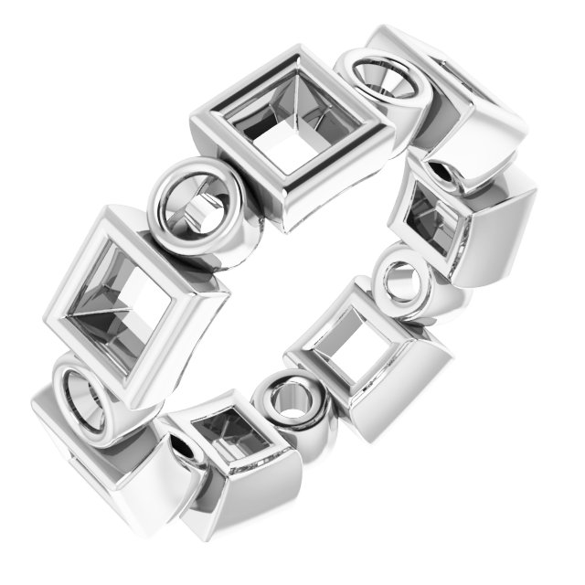 Bezel-Set Eternity Band