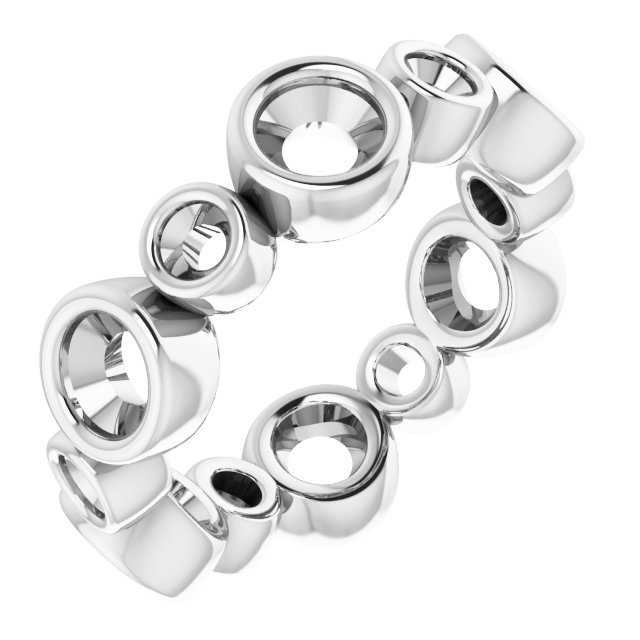 Bezel-Set Eternity Band