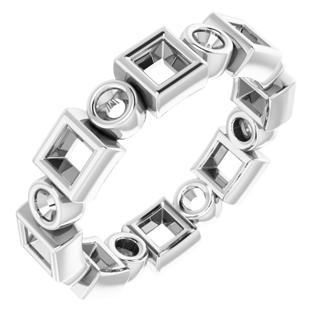 Bezel-Set Eternity Band