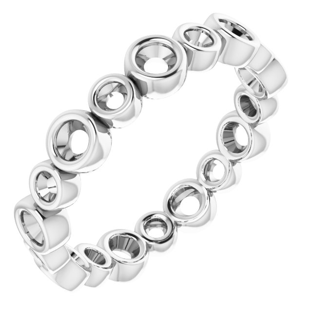 Bezel-Set Eternity Band