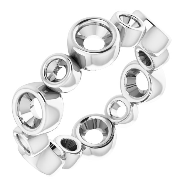 Bezel-Set Eternity Band