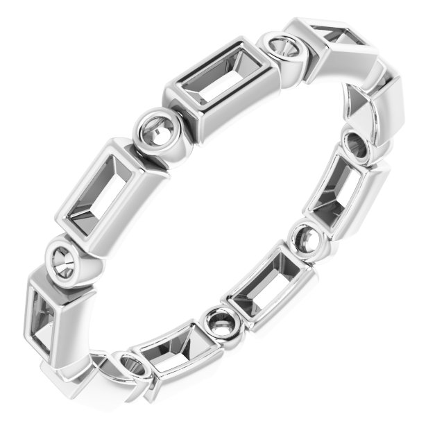 Bezel-Set Eternity Band