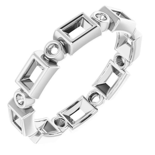 Bezel-Set Eternity Band