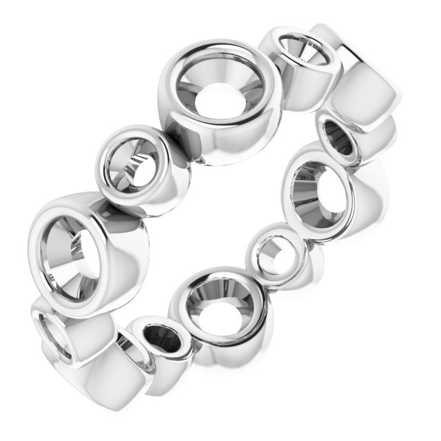 Bezel-Set Eternity Band