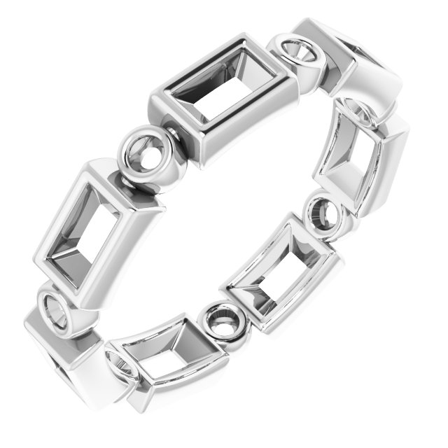 Bezel-Set Eternity Band