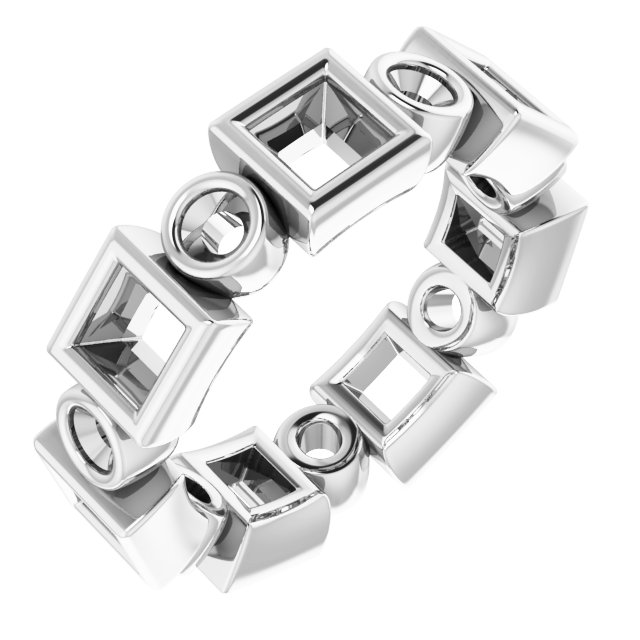 Bezel-Set Eternity Band