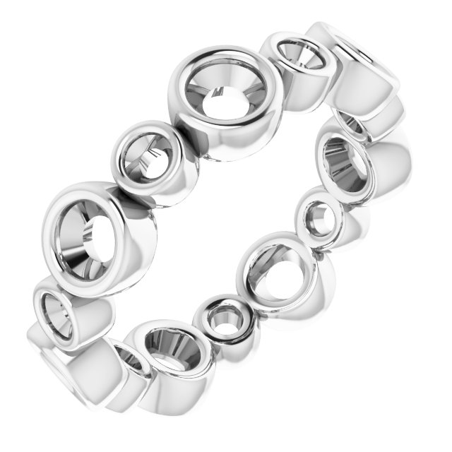 Bezel-Set Eternity Band
