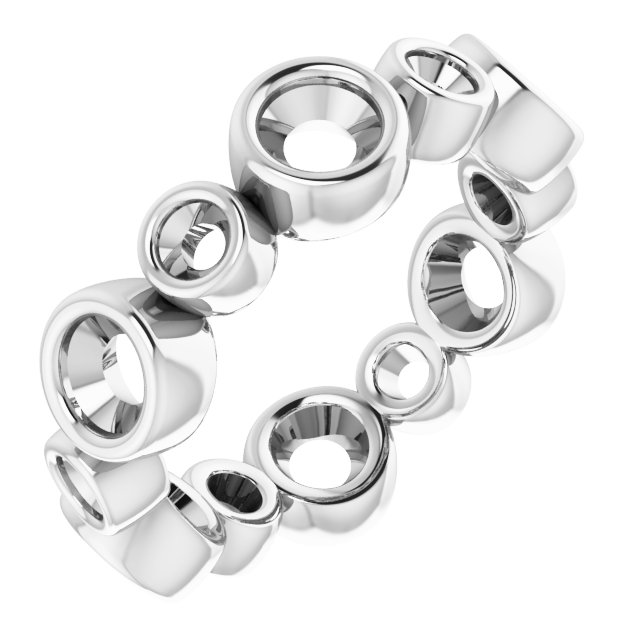 Bezel-Set Eternity Band