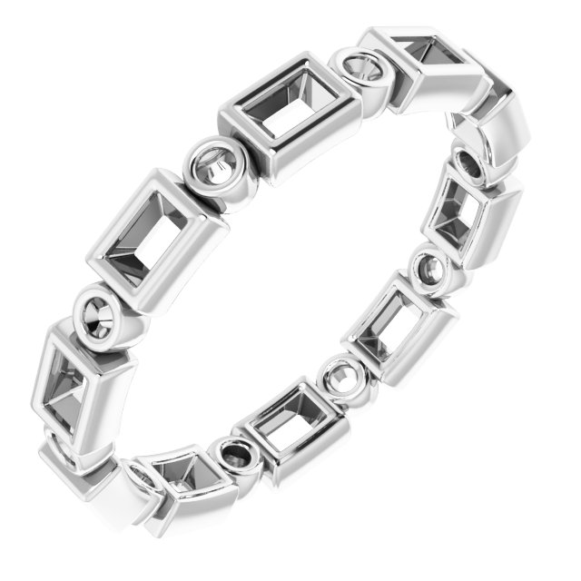 Bezel-Set Eternity Band