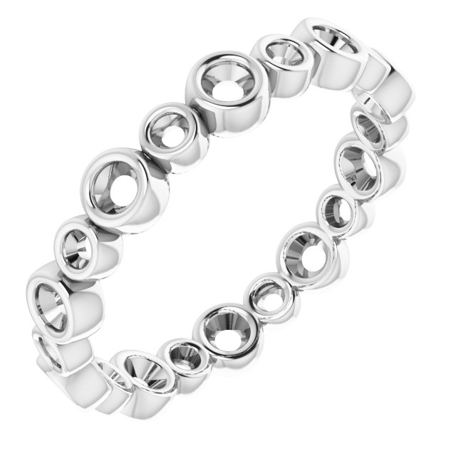 Bezel-Set Eternity Band