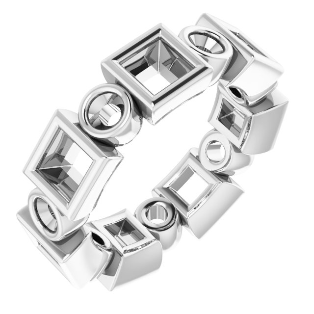 Bezel-Set Eternity Band