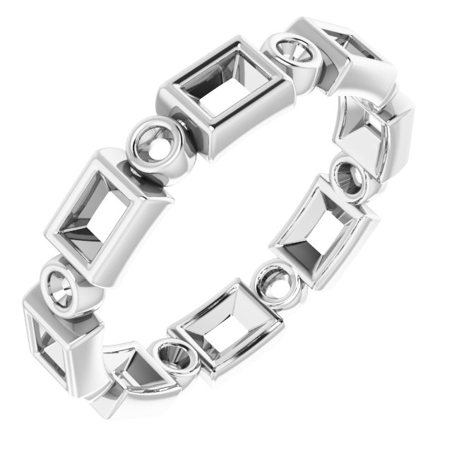 Bezel-Set Eternity Band