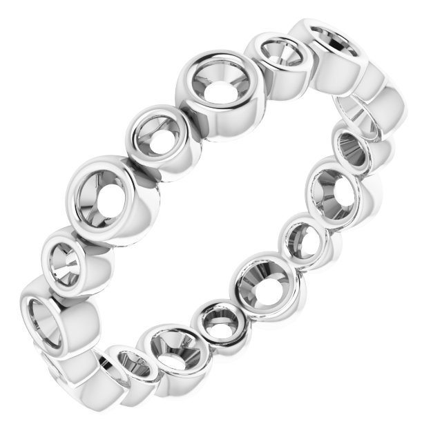 Bezel-Set Eternity Band