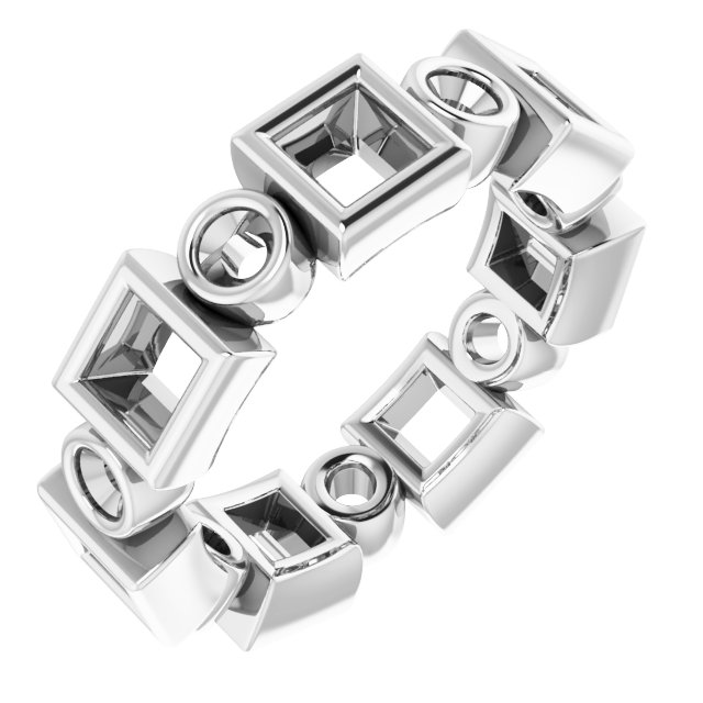 Bezel-Set Eternity Band