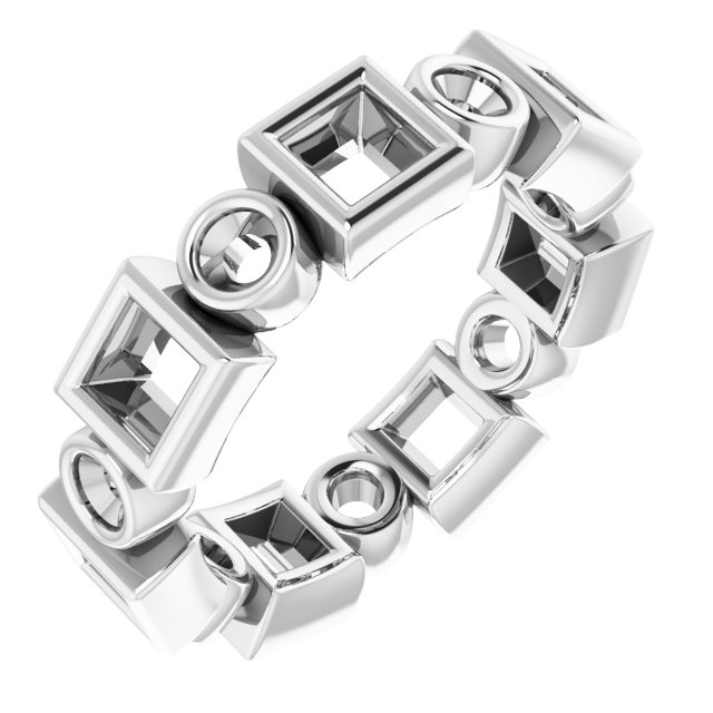 Bezel-Set Eternity Band