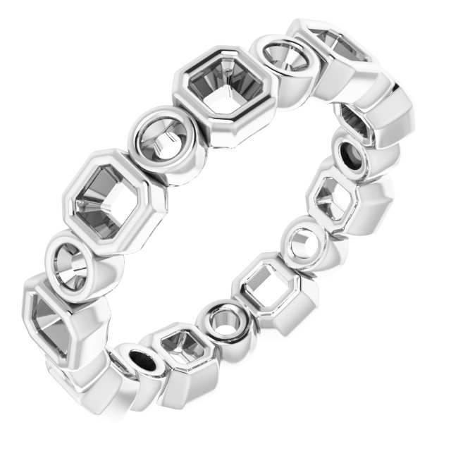 Platinum 1 CTW Diamond Eternity Band Ref 14533247