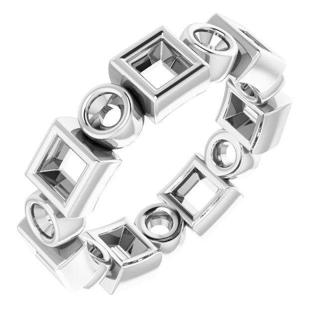 Bezel-Set Eternity Band