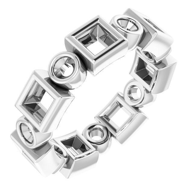 Bezel-Set Eternity Band