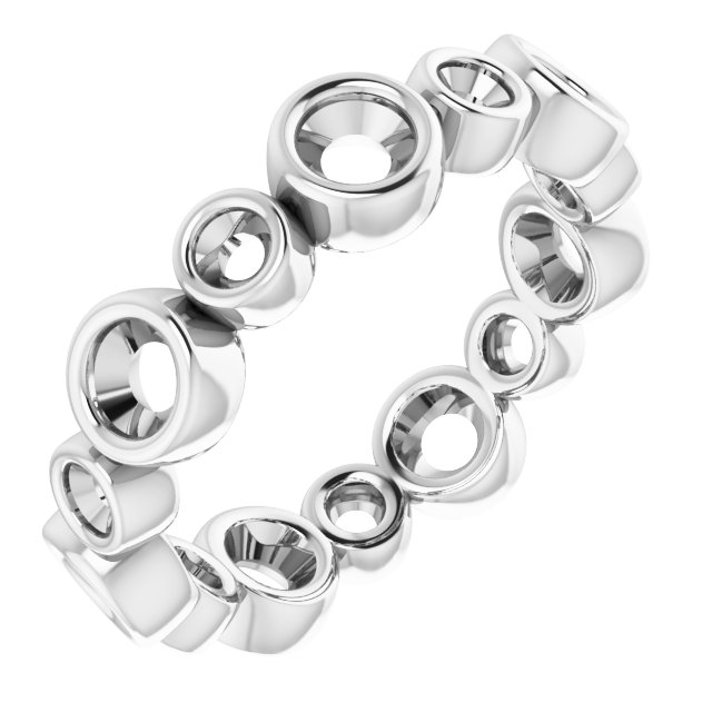 Bezel-Set Eternity Band