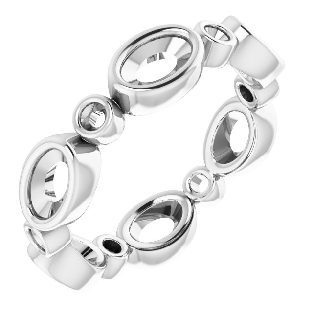 Bezel-Set Eternity Band