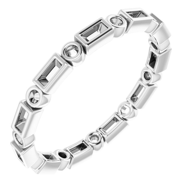 Bezel-Set Eternity Band