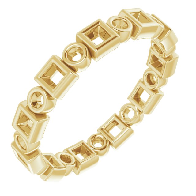 14K Yellow .50 CTW Diamond Eternity Band Ref 14598823