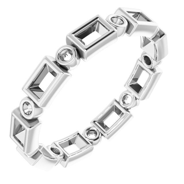 Bezel-Set Eternity Band