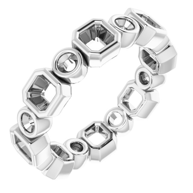 14K White 1.625 CTW Diamond Eternity Band Ref 14599052