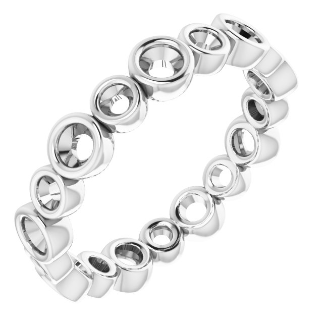 Bezel-Set Eternity Band