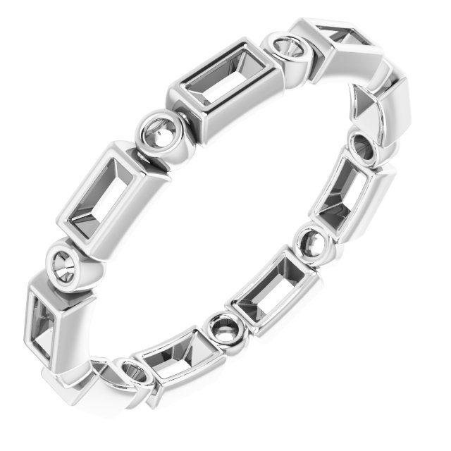 Bezel-Set Eternity Band