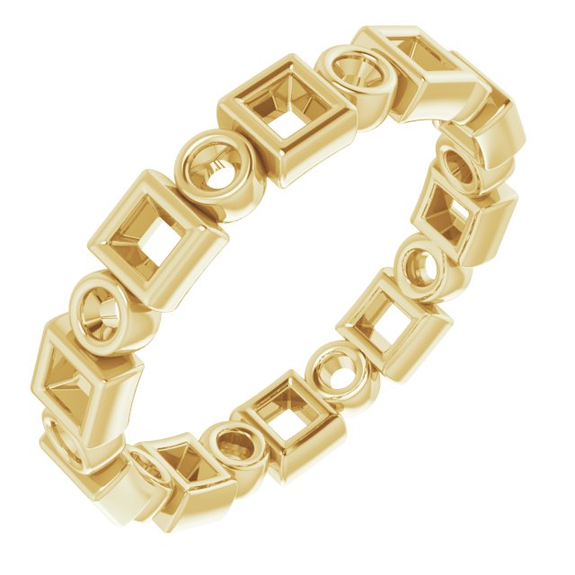 14K Yellow .75 CTW Diamond Eternity Band Ref 14598827