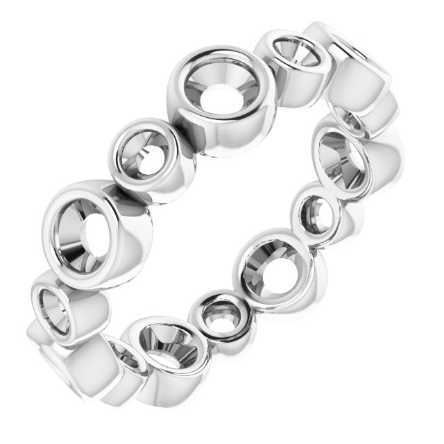 Bezel-Set Eternity Band